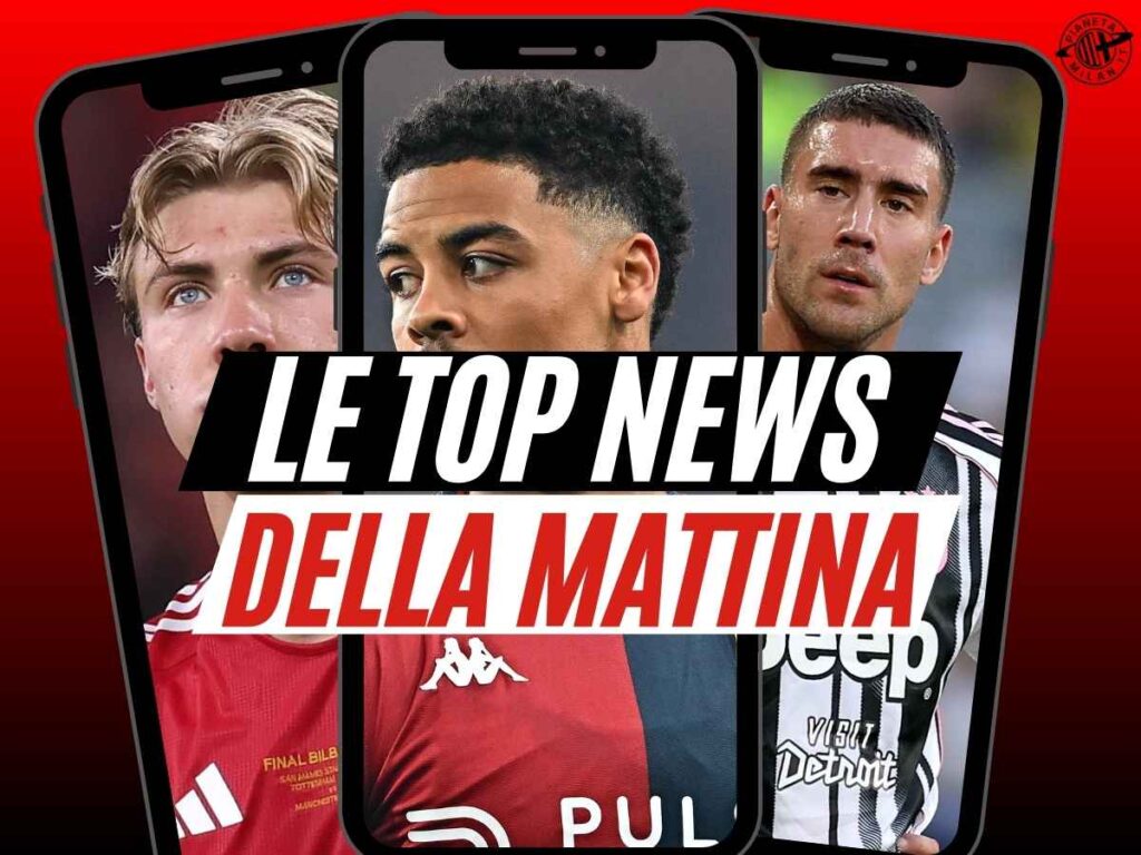 Calciomercato Milan: oggi De Winter, domani Hojlund? Su Athekame e Vlahovic …