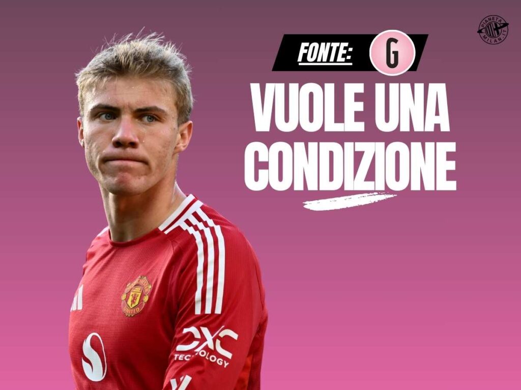 Calciomercato Milan, Hojlund inamovibile su una condizione: giornata importante