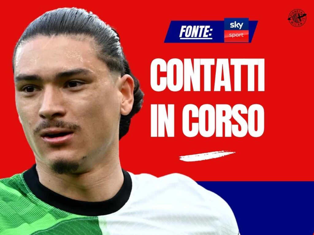 Calciomercato Milan, contatti in corso per Nunez: svelata anche la sua volontà