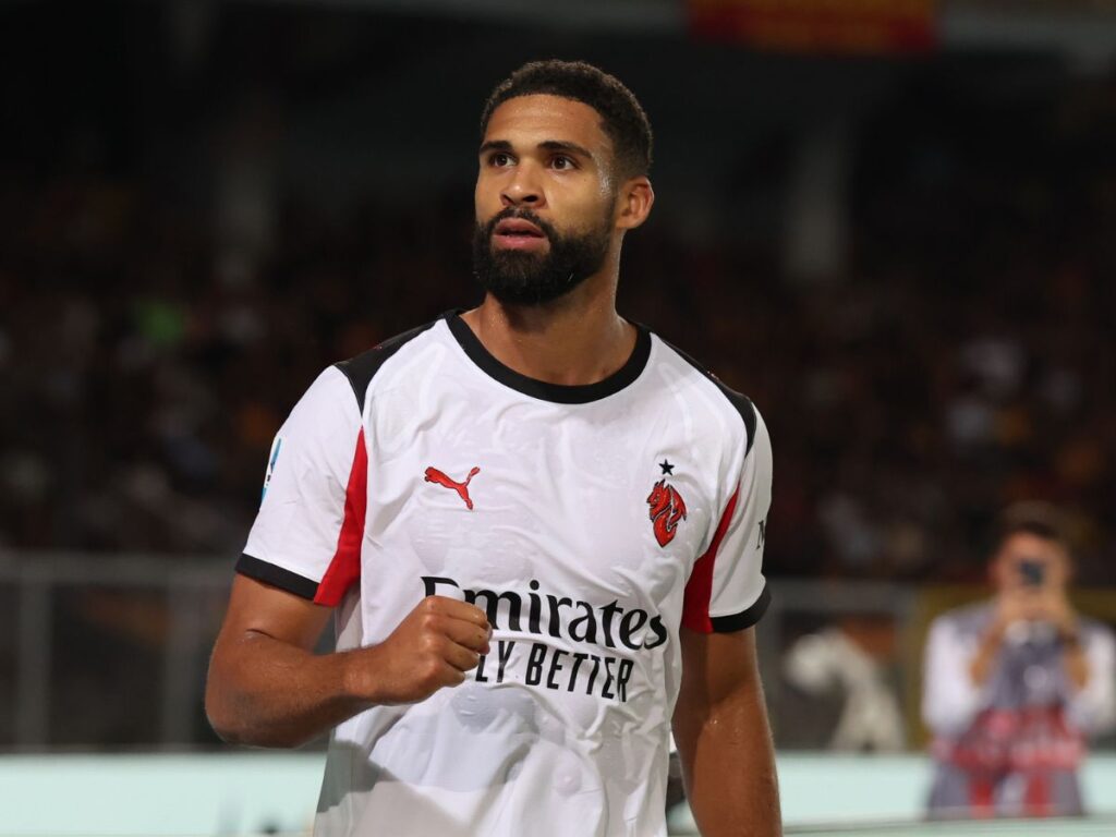 esultanza gol Ruben Loftus-Cheek AC Milan Lecce-Milan 0-2 Serie A 2025-2026