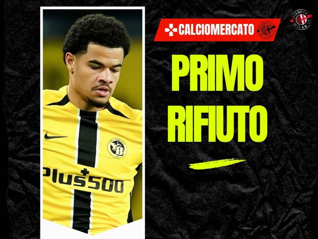 Calciomercato, no dello Young Boys all'offerta del Milan per Athekame