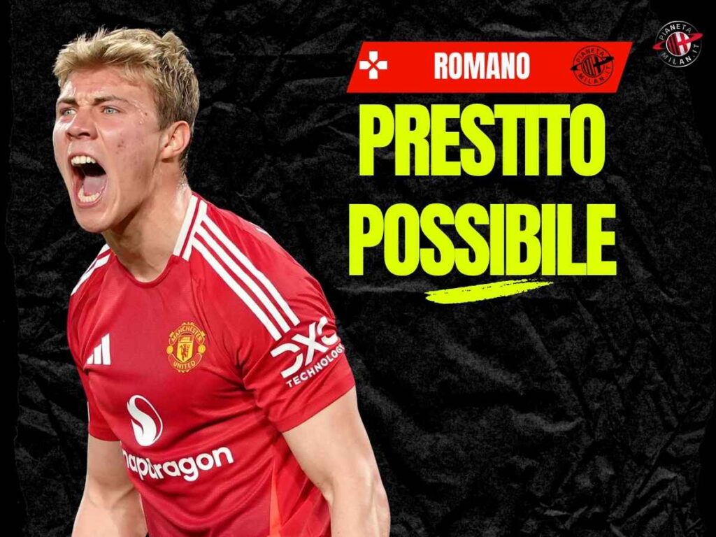 Milan, Romano: "Lo United apre al prestito di Hojlund!". Le condizioni