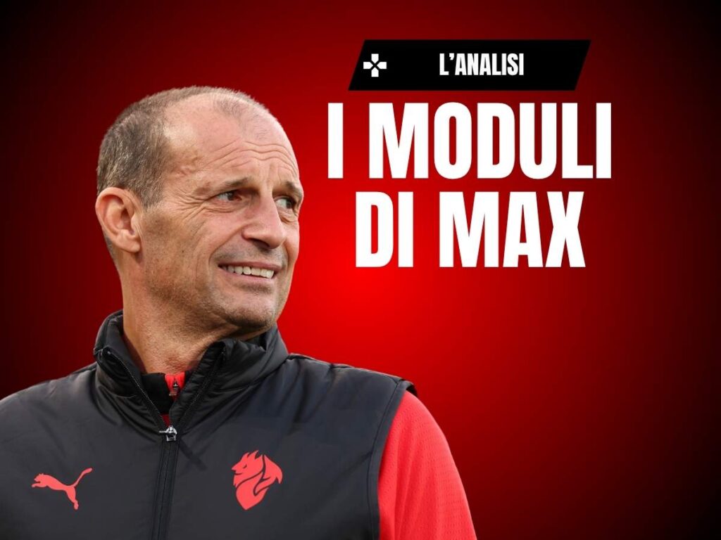 Milan, Allegri e i due moduli: chiavi tattiche, cambi e un punto fermo
