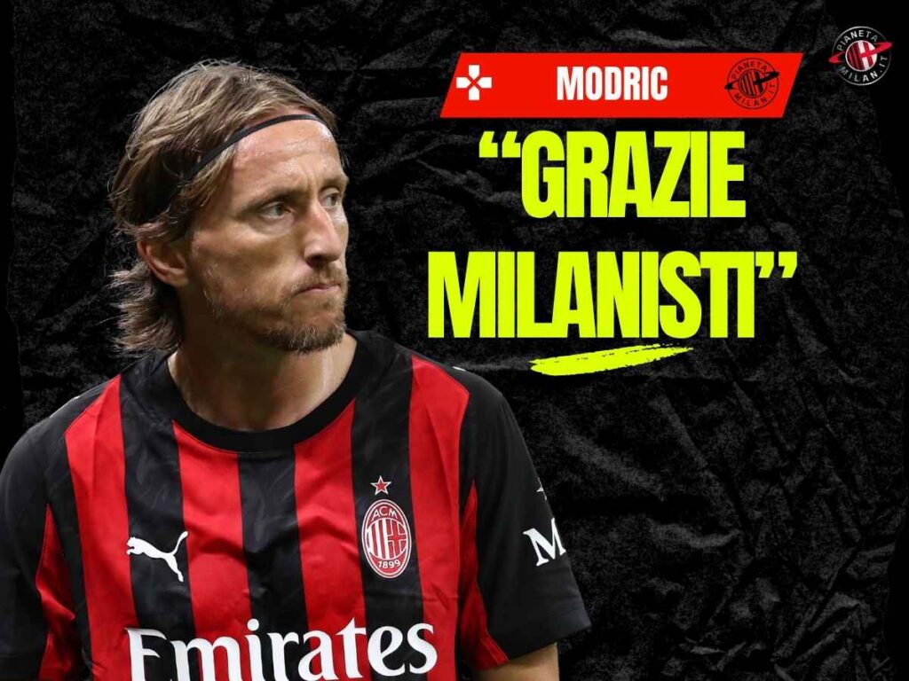 Milan, Modric: "Grazie di cuore a tutti i milanisti!" | VIDEO
