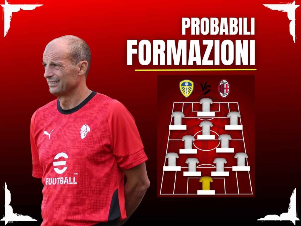 Leeds-Milan, probabili formazioni: Modric e Jashari titolari subito?