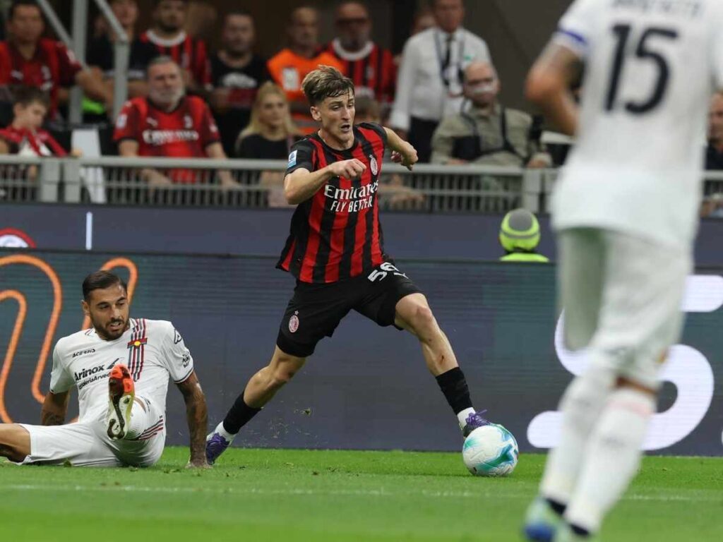 Alexis Saelemaekers AC Milan Milan-Cremonese 1-2 Serie A 2025-2026