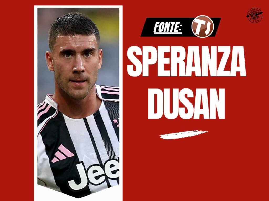 Calciomercato Milan, Vlahovic aspetta Allegri: la situazione del serbo