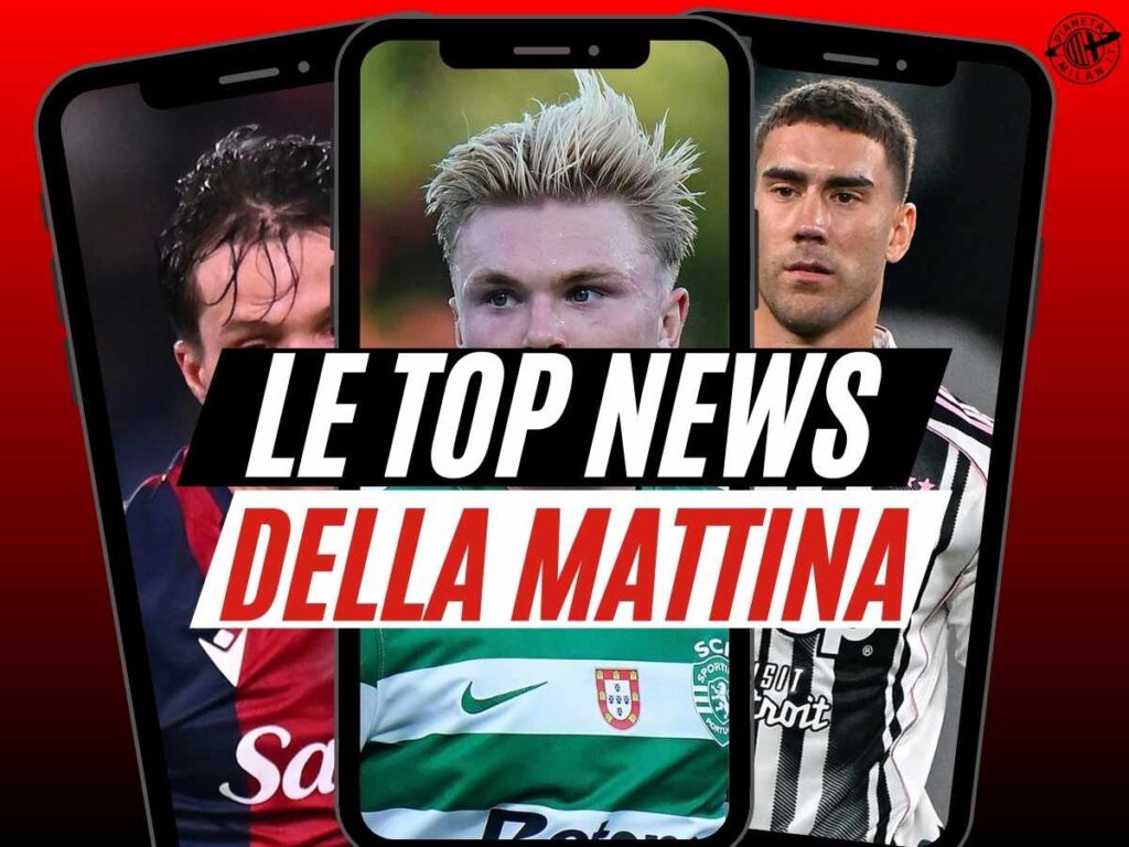 Calciomercato Milan: Harder e Fabbian in stand-by. Speranza Vlahovic?