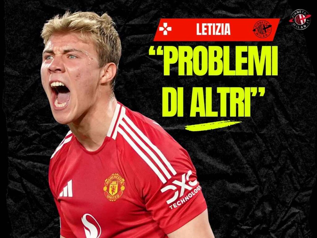 Milan, Letizia: "Hojlund e Vlahovic? Problemi di United e Juventus"
