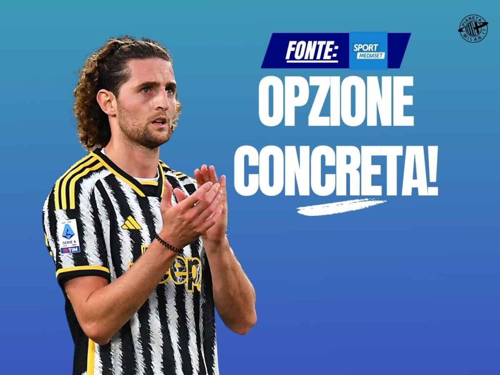 Calciomercato Milan, Rabiot: tentativo concreto! Lui apre