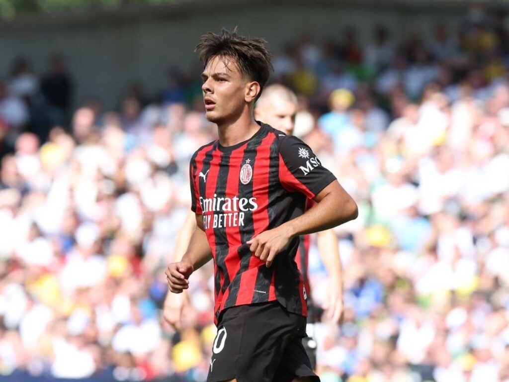Ardon Jashari AC MIlan News Leeds-Milan 1-1