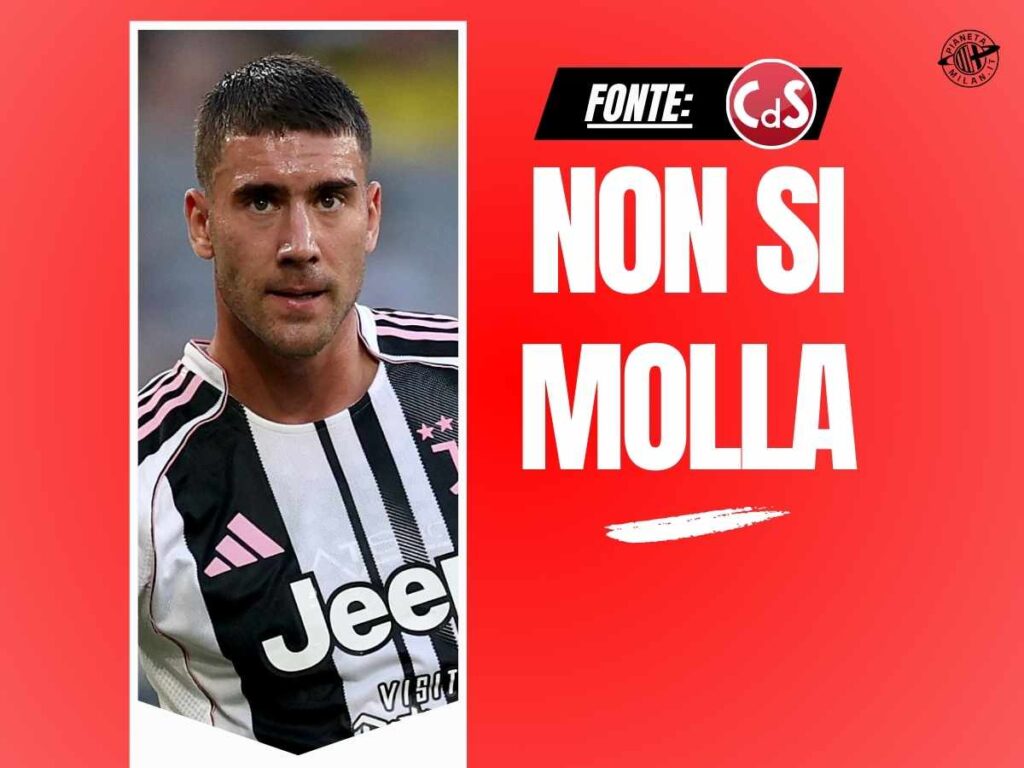 Calciomercato Milan, non tramonta la pista Vlahovic: il punto
