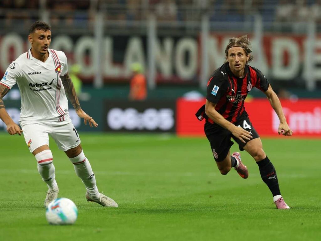 Luka Modric AC Milan Milan-Cremonese 1-2 Serie A 2025-2026