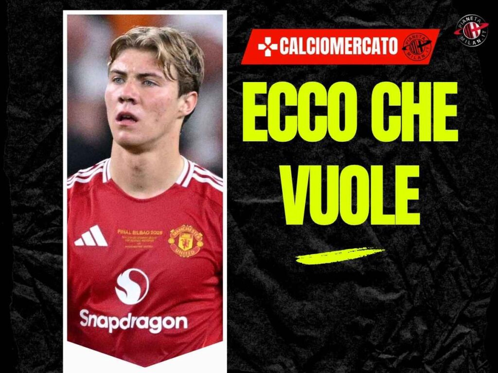 Calciomercato Milan, Moretto svela: "Ecco la volontà di Hojlund"