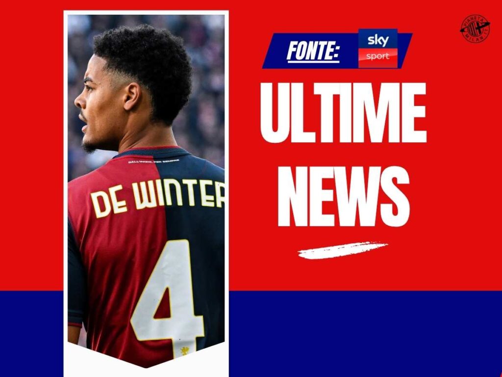 Calciomercato AC Milan De Winter 10 agosto 2025 Sky Sport