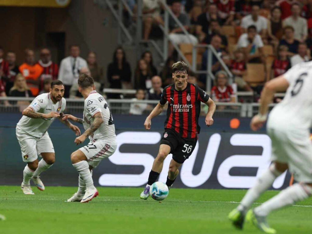 Alexis Saelemaekers AC Milan Milan-Cremonese 1-2 Serie A 2025-2026