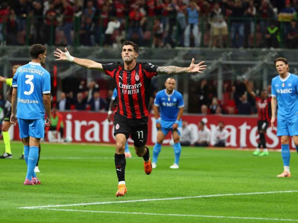 Milan-Napoli 2-0 (45'): Pulisic illumina 'San Siro': assist e gol | Serie A News
