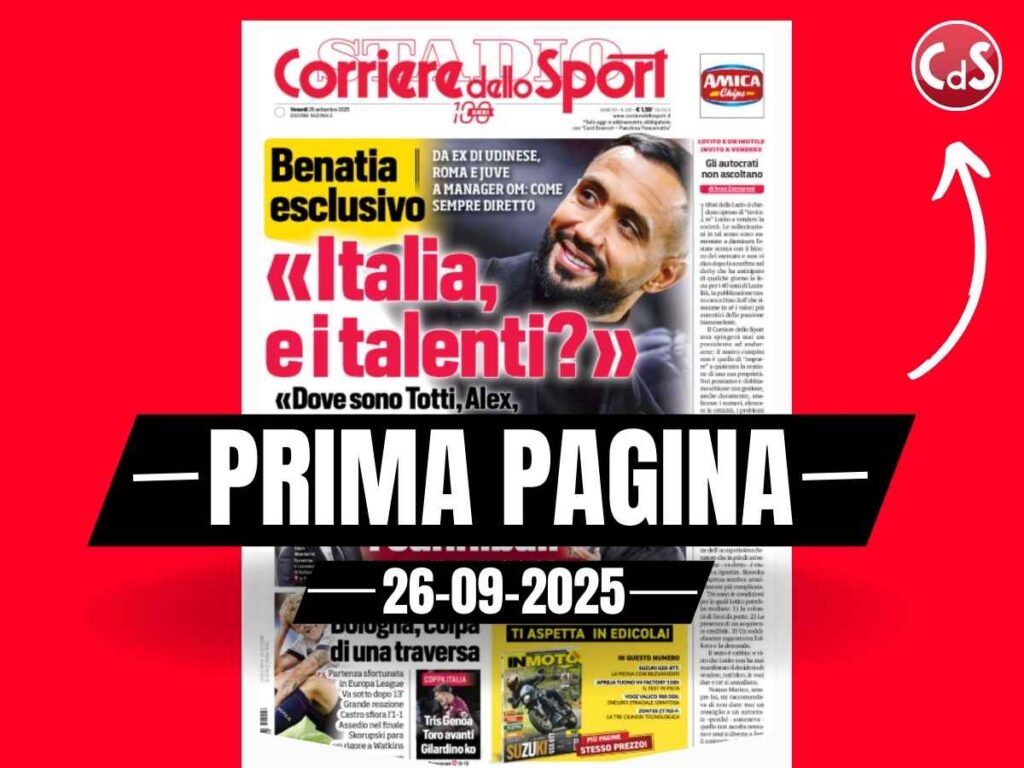 Prima pagina Corriere dello Sport: Allegri e Conte, i cannibali