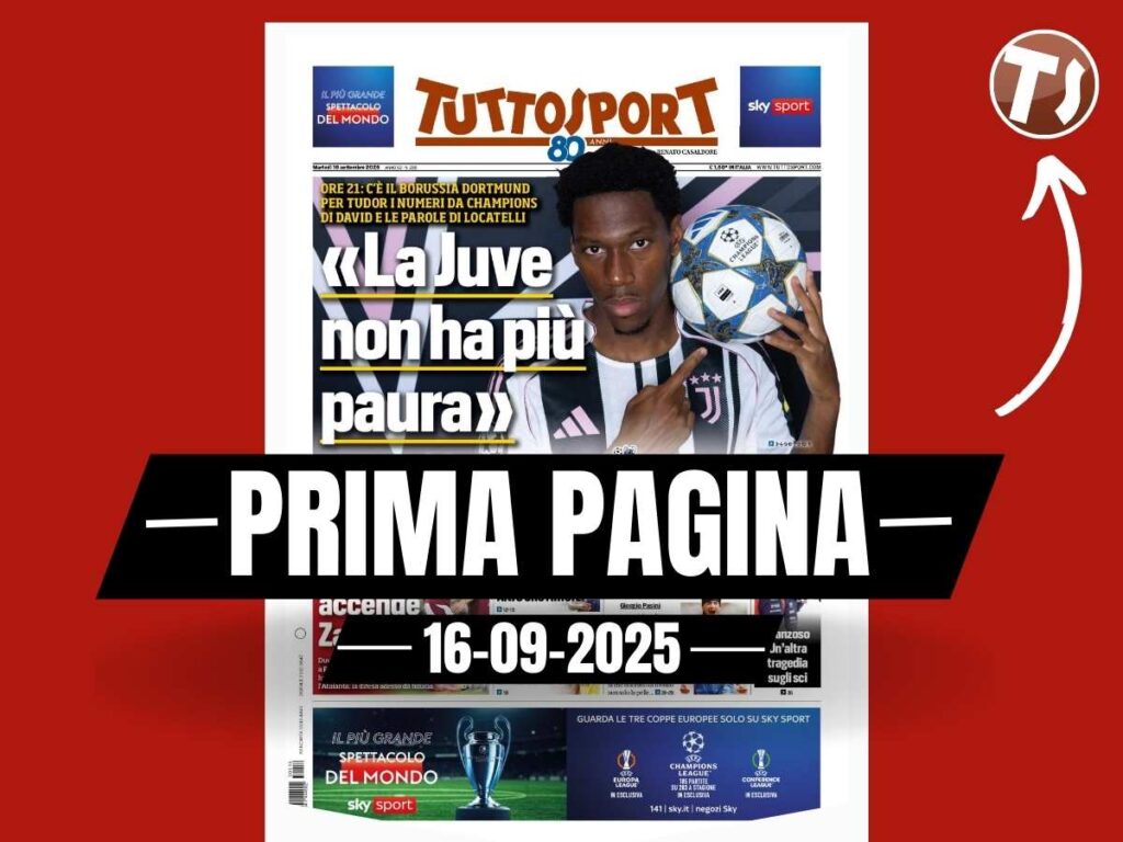 Prima pagina Tuttosport: "C'era rigore: stop a Fabbri e Marcenaro"