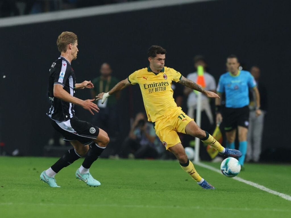 Udinese-Milan 0-1: Pulisic per il gol del vantaggio! | Serie A News