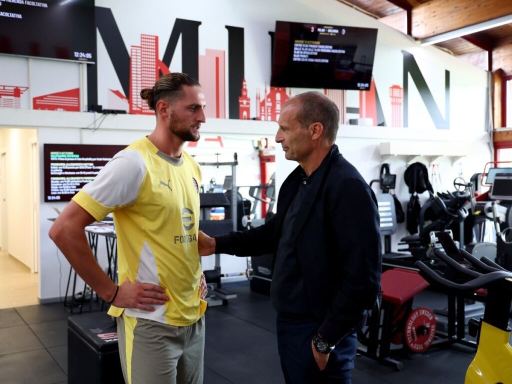 Milan, torna da subito l'accoppiata Allegri-Rabiot? I precedenti