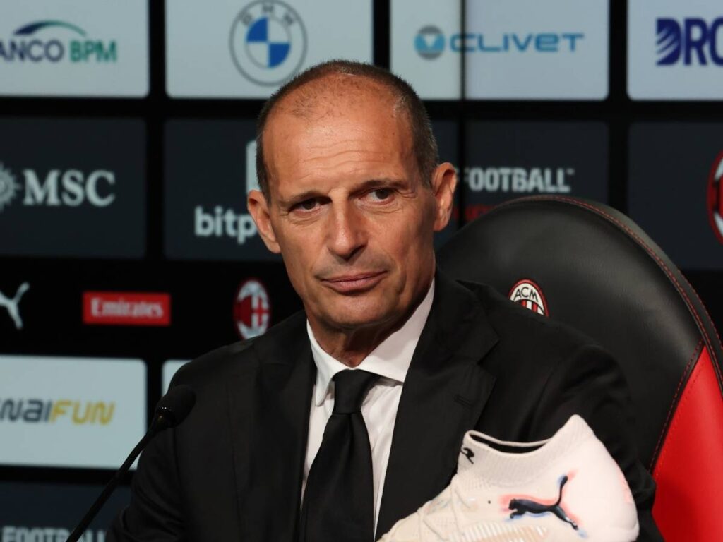 Milan, Allegri: "Dicono sia evoluto? Il calcio è opinabile e la percezione ..."