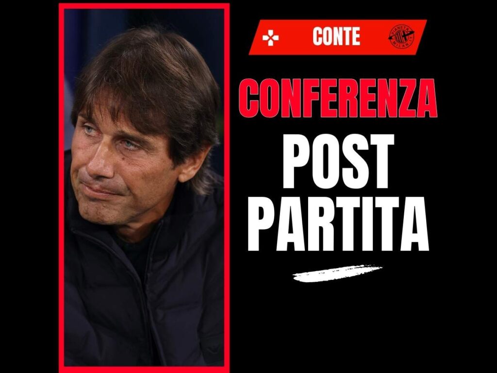 Conte Napoli conferenza post-partita Milan-Napoli 28 settembre 2025