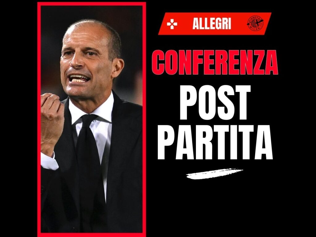 Allegri AC Milan conferenza post-partita Milan-Bologna 14 settembre 2025