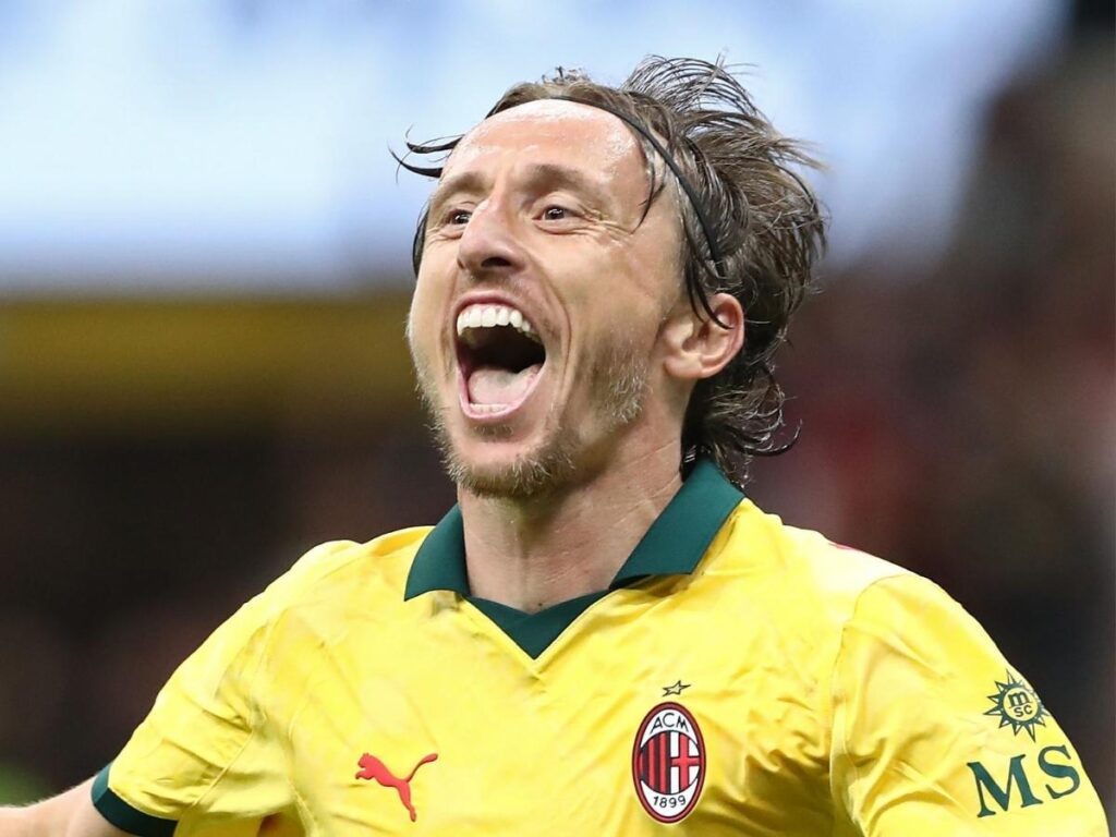 Milan, Modric: la gioia del gol. Superato Liedholm: ecco il record