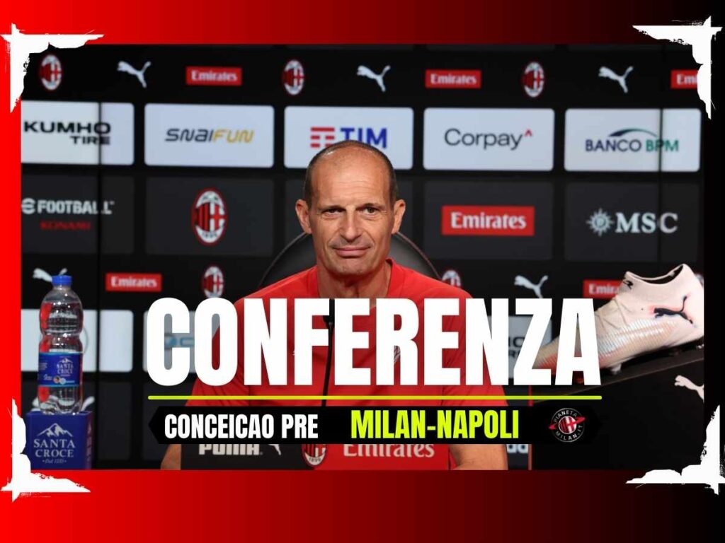 La conferenza stampa di Allegri alla vigilia di Milan-Napoli | LIVE NEWS