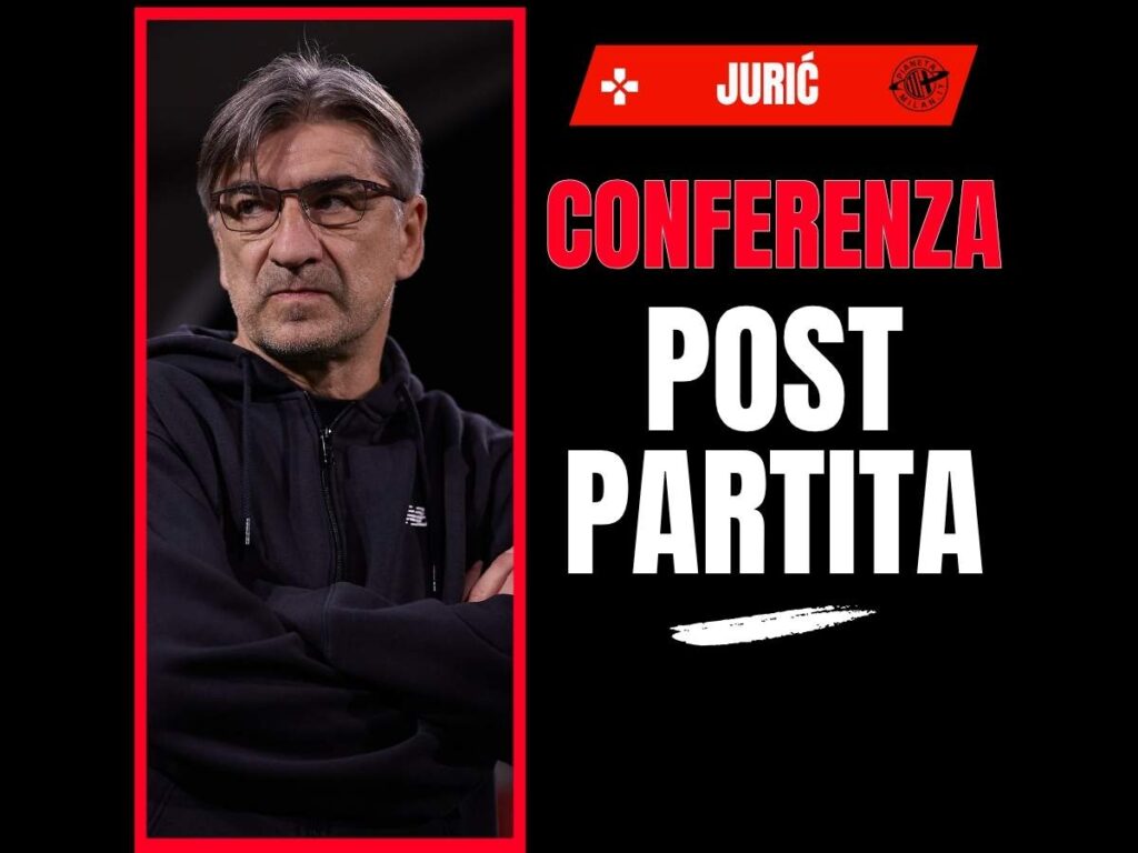 Juric Atalanta conferenza post-partita Atalanta-Milan 28 ottobre 2025