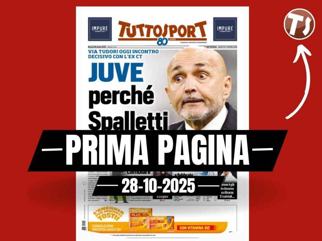 Prima pagina Tuttosport, Leao on fire. Allegri lo spinge: "Può arrivare a 20 gol"
