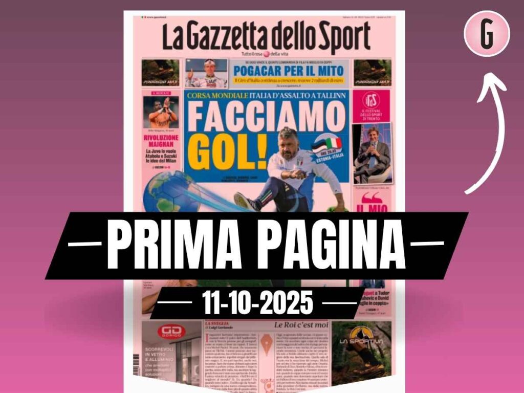 Prima pagina Gazzetta dello Sport: "Rivoluzione Maignan. Atubolu o Suzuki per il Milan"