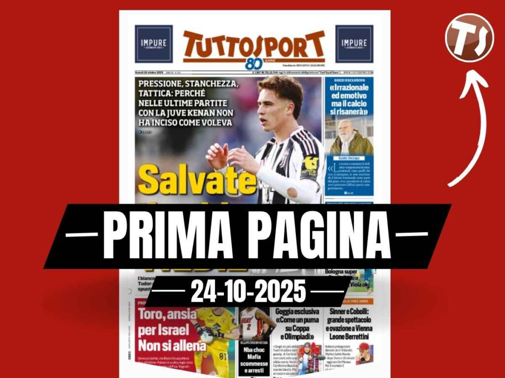 Prima pagina Tuttosport: "Il Milan e Modric per la prima fuga"