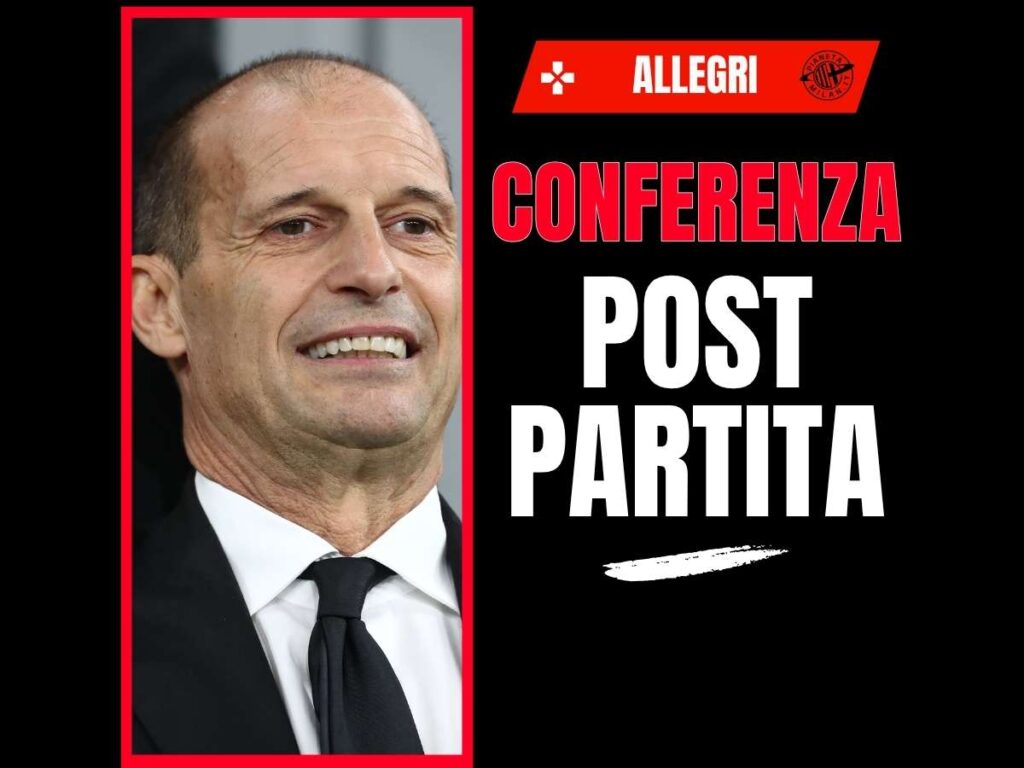 Allegri AC Milan conferenza post-partita Milan-Pisa 24 ottobre 2025