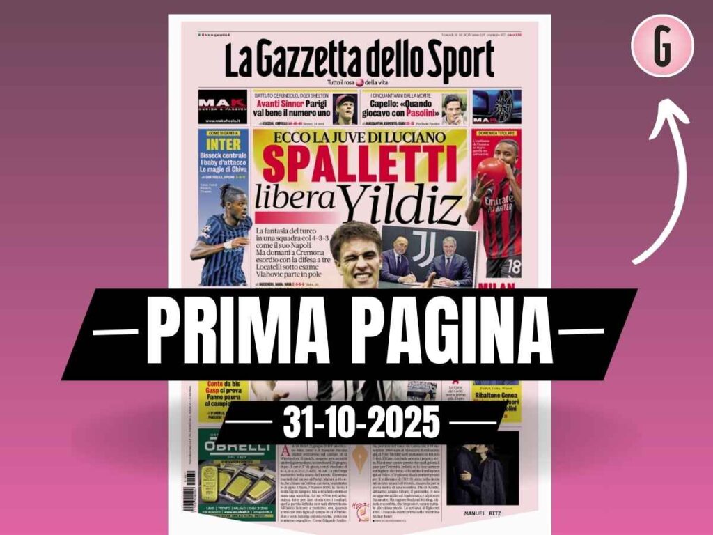 Prima pagina Gazzetta dello Sport: "Milan, l'ora di Nkunku: c'è un palloncino da gonfiare"