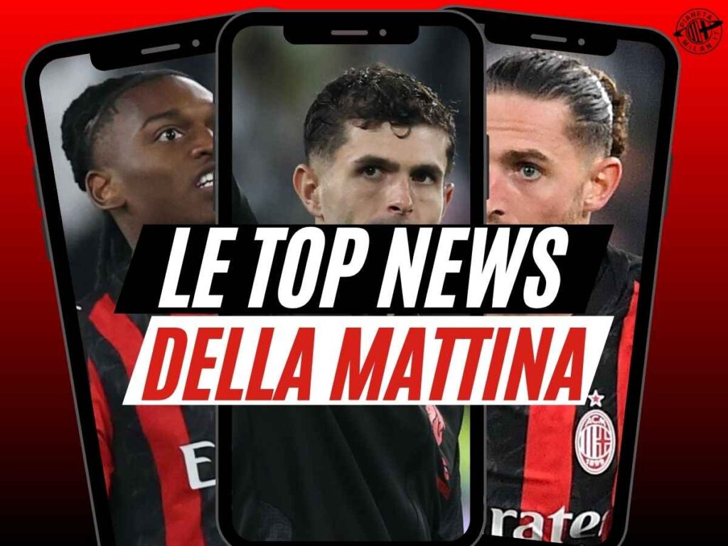 Infortuni Milan, brutte notizie per Pulisic e Rabiot. Contro la Fiorentina tutto su Leao