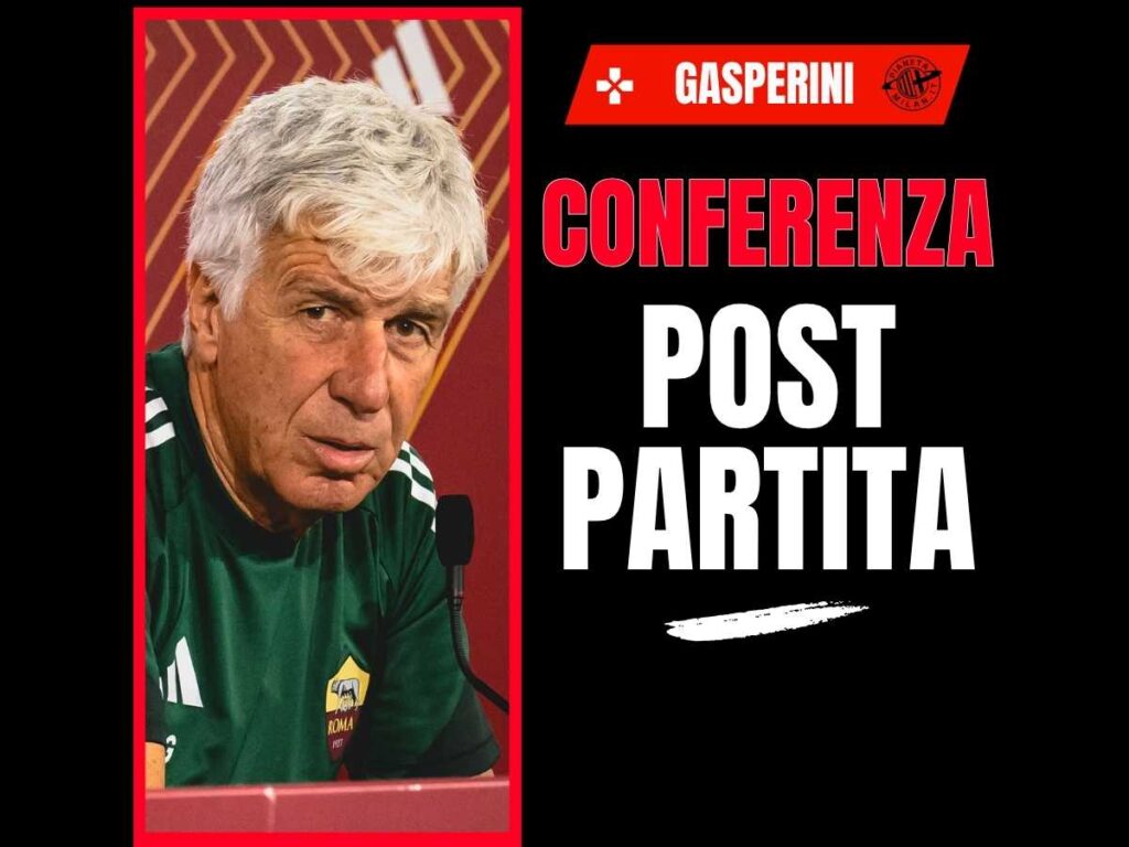 Gasperini Roma conferenza post-partita Milan-Roma 2 novembre 2025