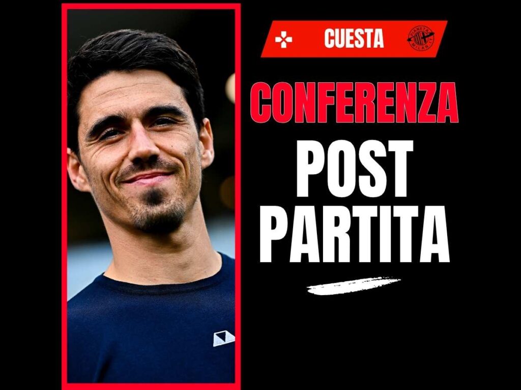 Cuesta Parma conferenza post-partita Parma-Milan 8 novembre 2025