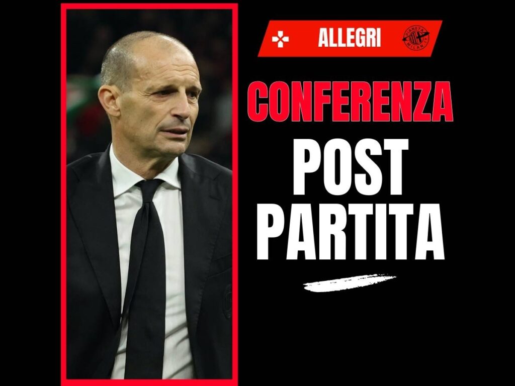 Allegri AC Milan conferenza post-partita derby Inter-Milan 23 novembre 2025