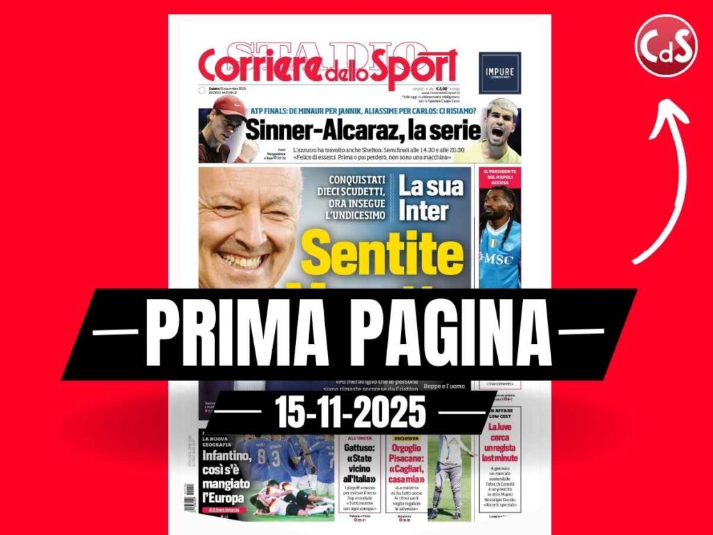 Prima pagina Corriere dello Sport: "L'Inter di Marotta: 'Chivu, che bravo. C'è chi voleva Mourinho'"