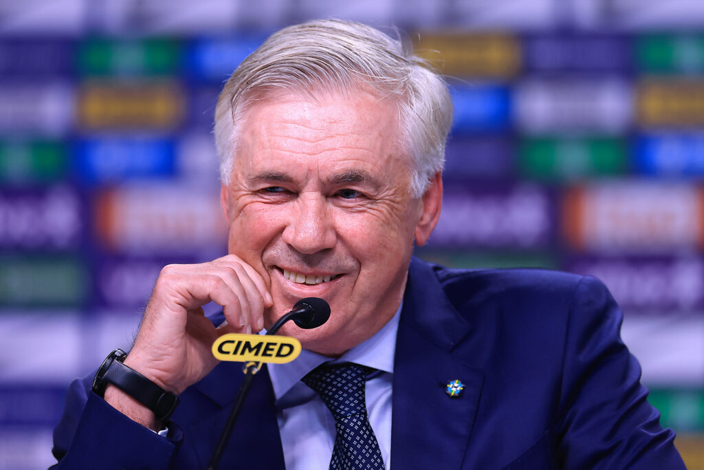 Carlo Ancelotti Announces Brazil's Team To Face The FIFA World Cup Qualifier