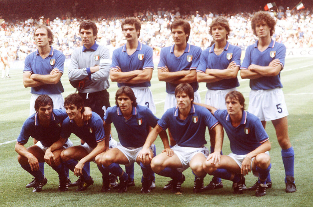 FUSSBALL: WM 1982 in Spanien Team/Mannschaft ITALIEN/ITA