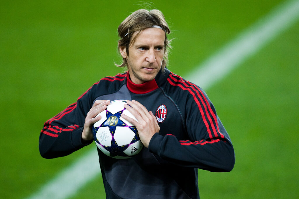 AC Milan Training &amp; Press Conference - UEFA Champions League