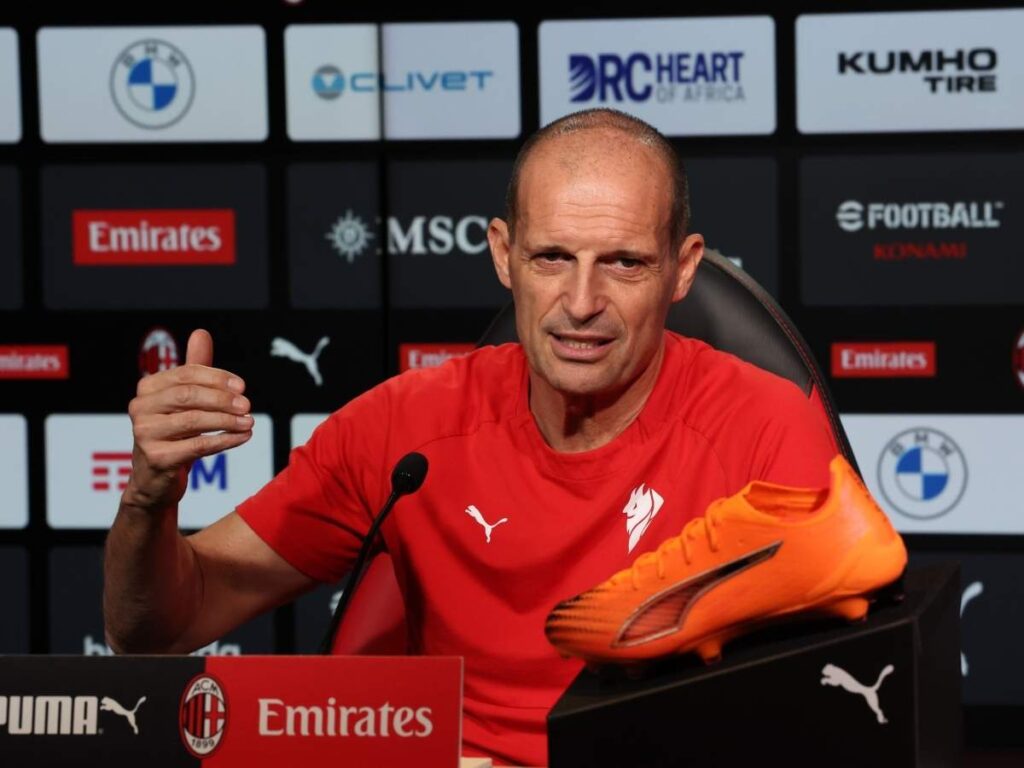 Milan, Allegri: "Scudetto? L'obiettivo di entrare tra le prime quattro non è limitativo"