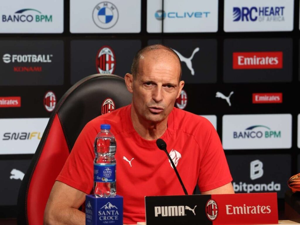Milan, Allegri: "Se voglio un centravanti d'area? Si può giocare anche senza. E poi ..."