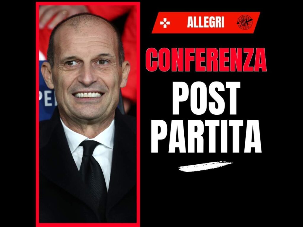 Allegri AC Milan conferenza post-partita Parma-Milan 8 novembre 2025