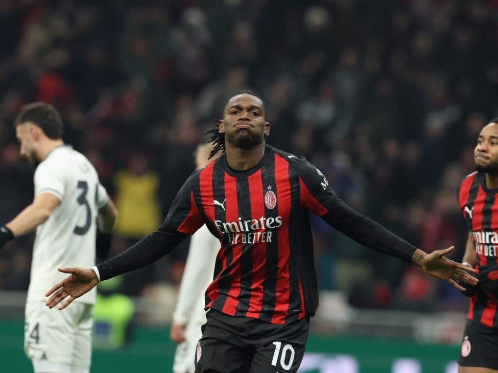 Milan-Lazio, Leao: "È bello fare gol. Per questo lavoro da centravanti. Ringrazio la squadra perché ..."
