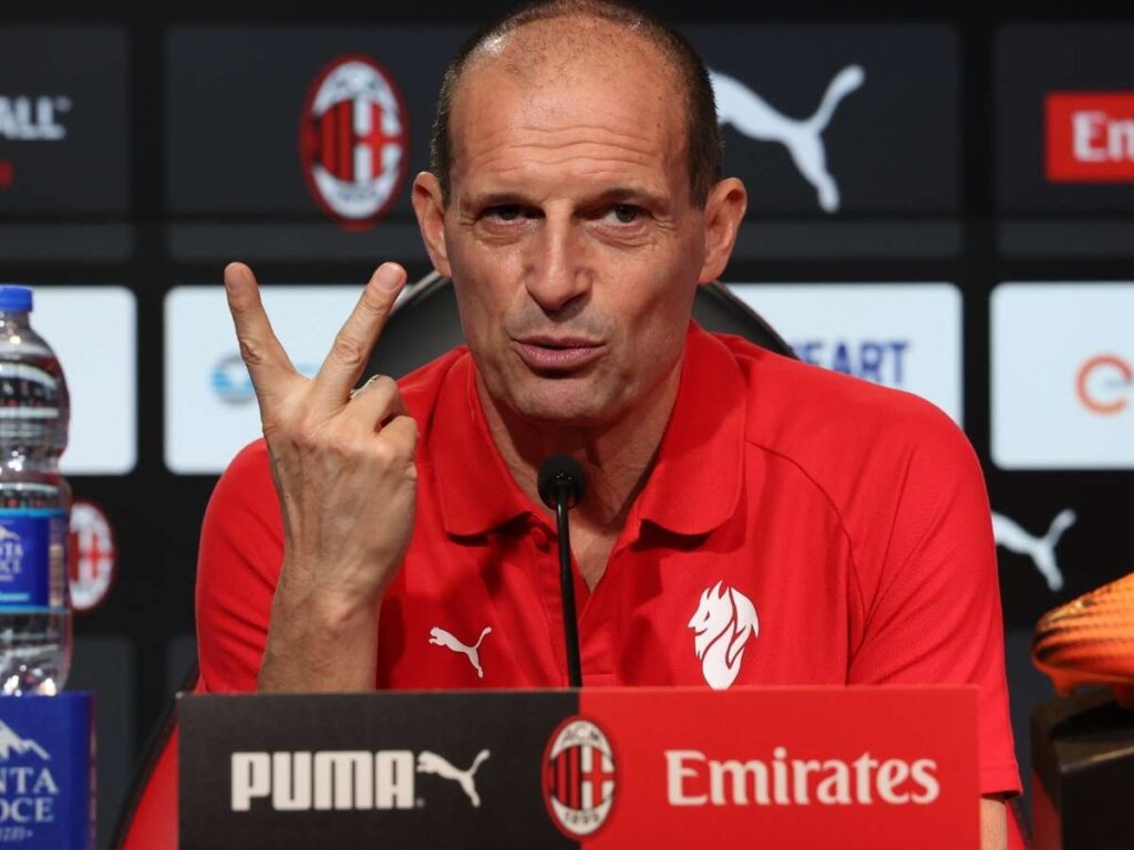 Milan-Lazio, Allegri gela tutti in conferenza stampa: le condizioni di Pulisic e Saelemaekers
