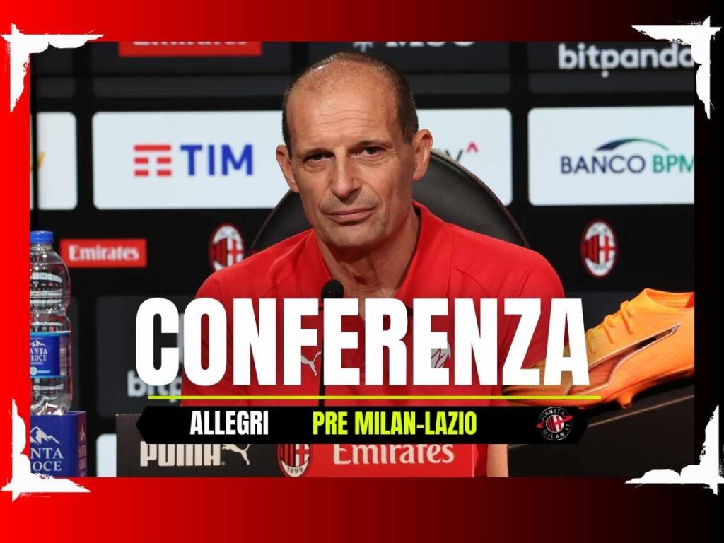La conferenza stampa di Allegri pre Milan-Lazio in diretta: seguila con noi! | LIVE News